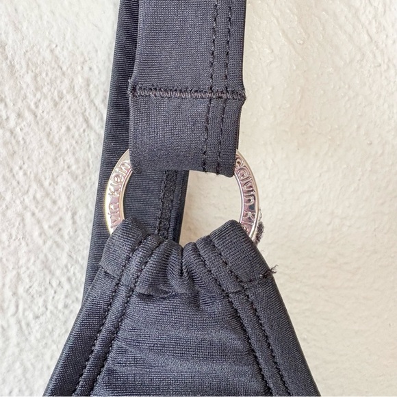 🎁5/$25 Calvin Klein Black Floral Print One Piece Full Coverage Swimsu… - Picture 3 of 10